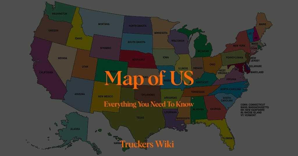 map of us everything you need to know truckers wiki