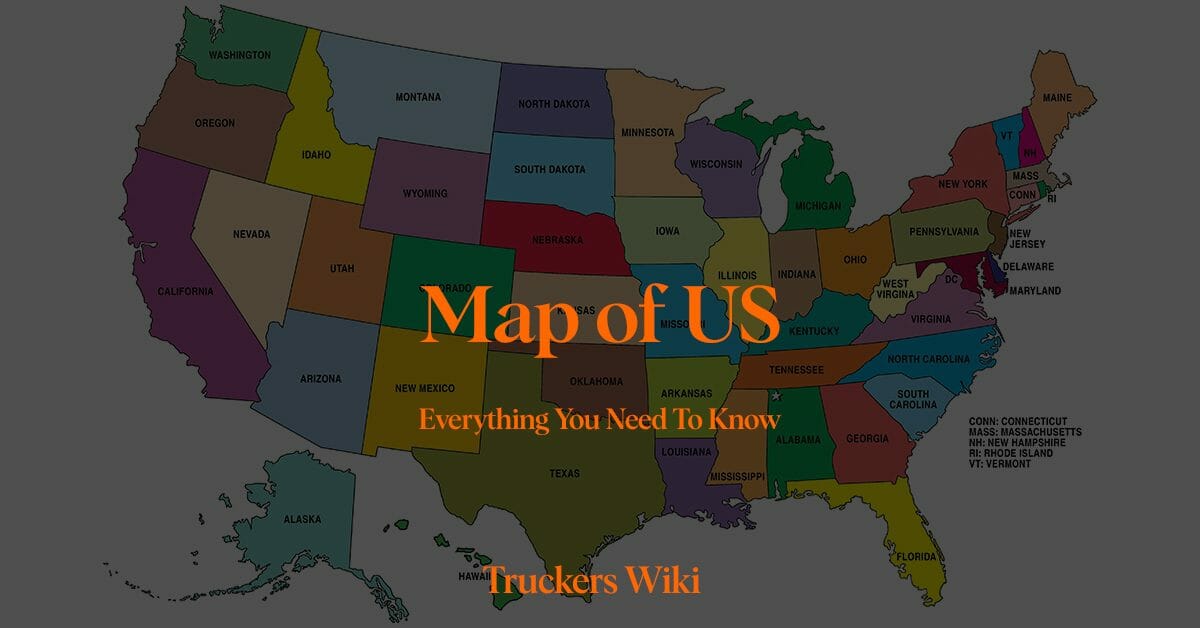 map of us everything you need to know truckers wiki