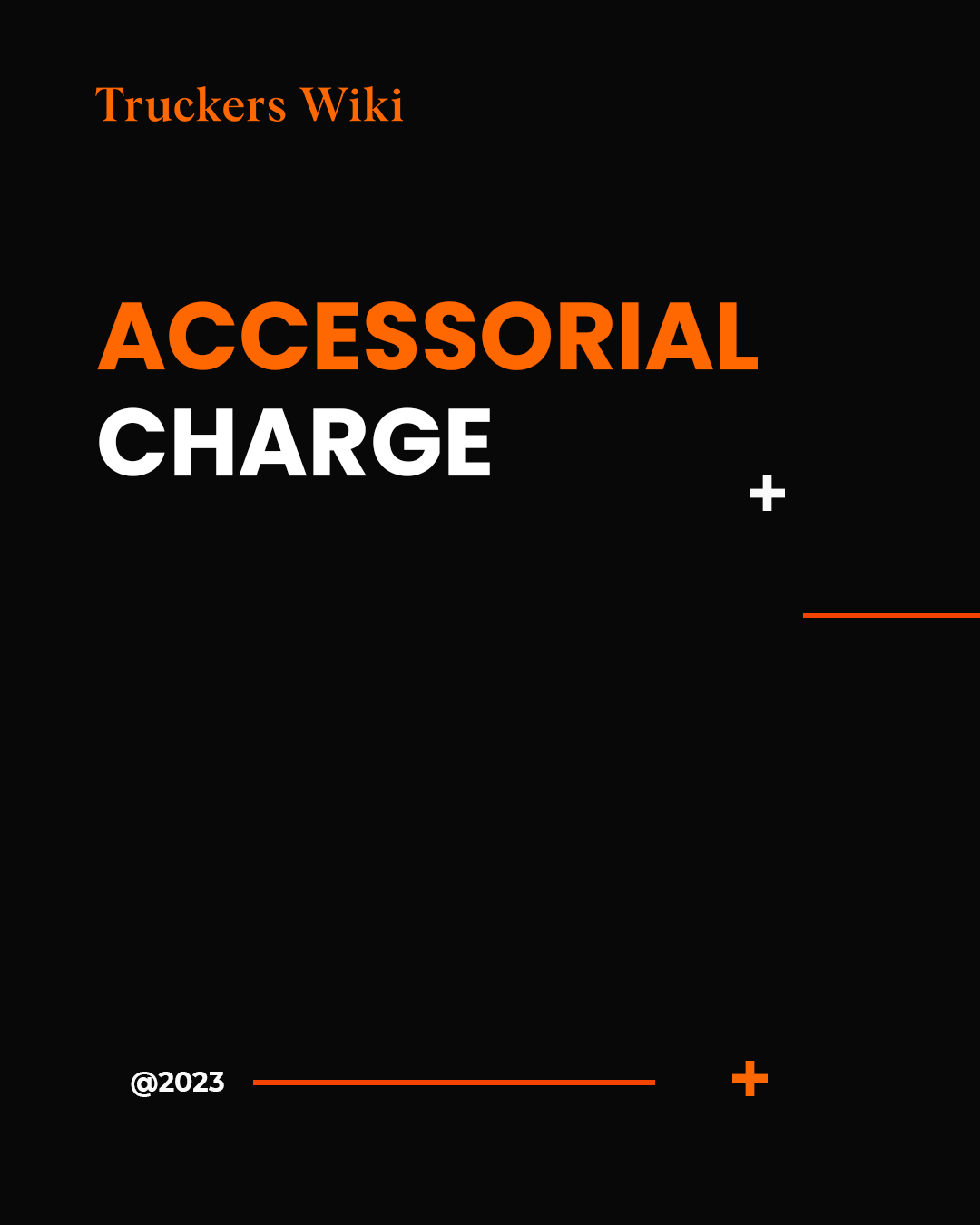 Accessorial charge fact card 1