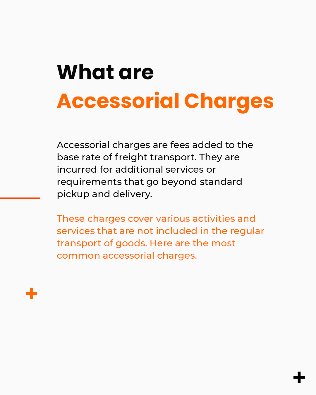 Accessorial charge fact card 2