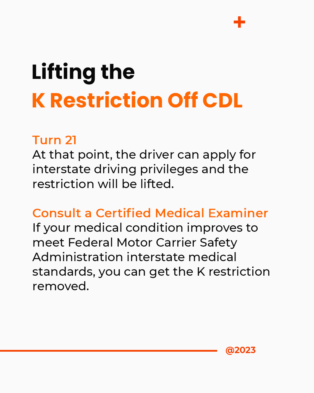 K Restriction on CDL Fact Cards - Learn Fast and Share Card 3