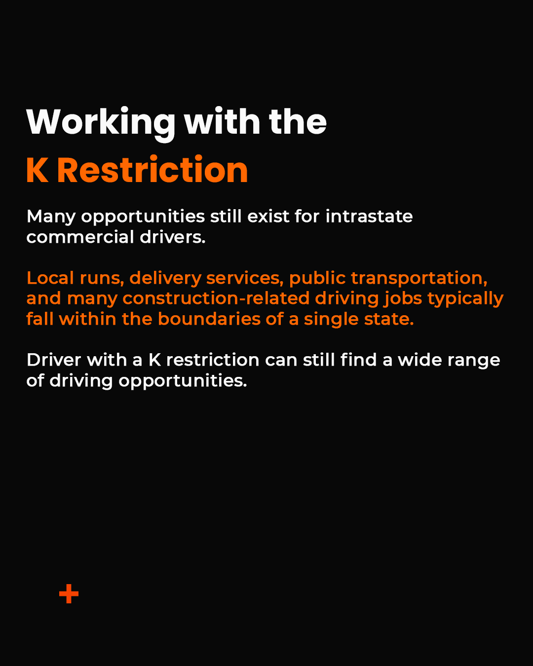 K Restriction on CDL Fact Cards - Learn Fast and Share Card 4