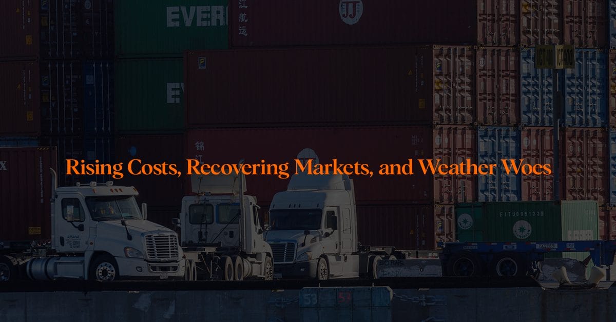 Rising Costs, Recovering Markets, and Weather Woes highway digest truckers wiki news